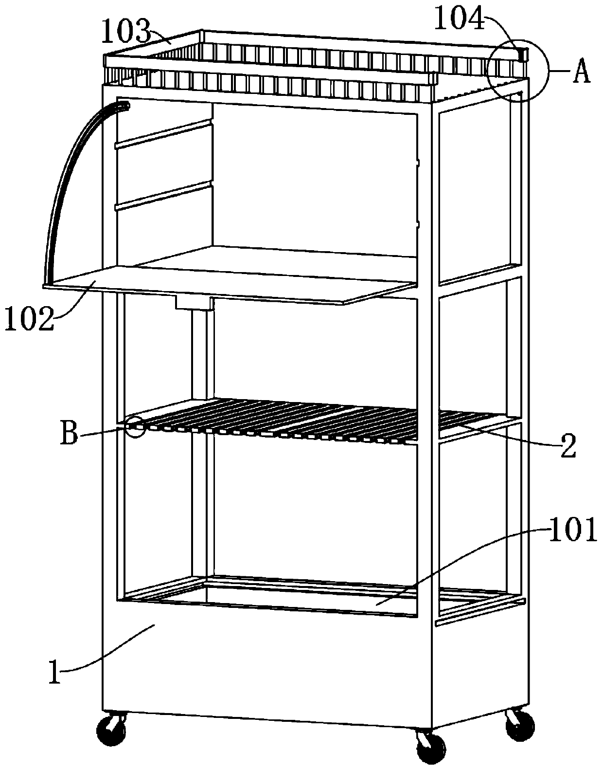 Medical instrument containing device with sterilization and disinfection functions