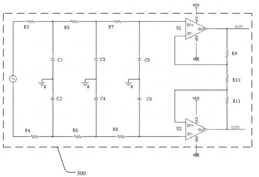 An EEG signal detection system and device for anti-electrosurgical interference