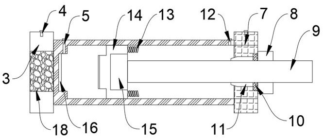 Oil cylinder with reinforced piston and cooling function