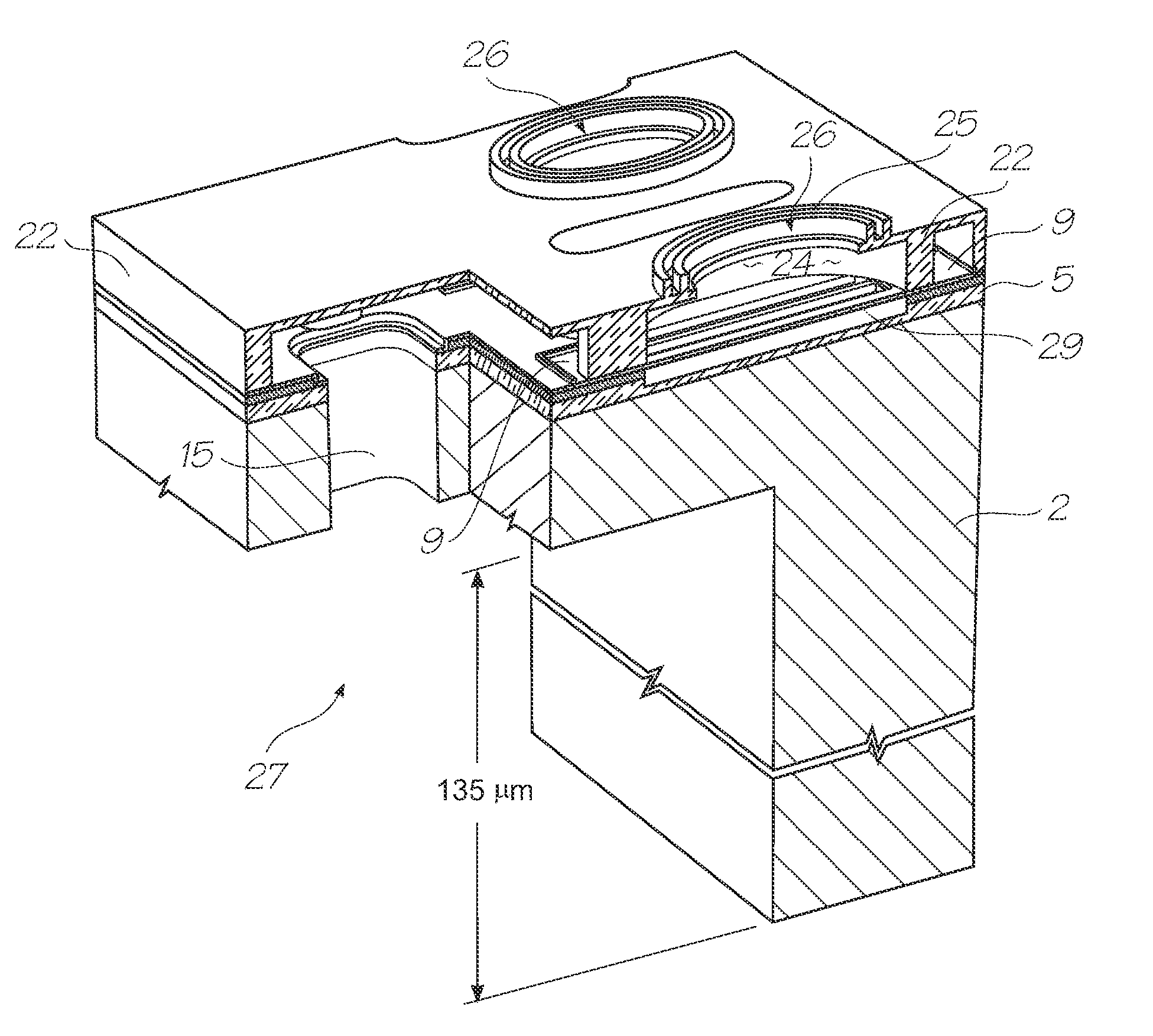 Printhead Integrated Circuit Comprising Polymeric Cover Layer