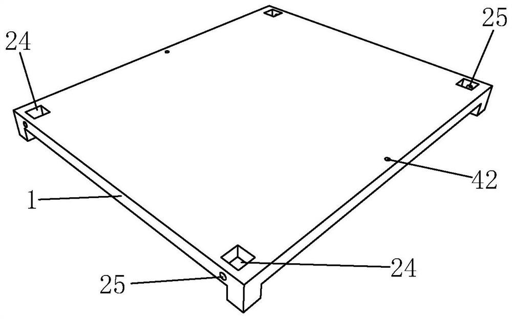 A kind of glass storage cabinet and installation method thereof