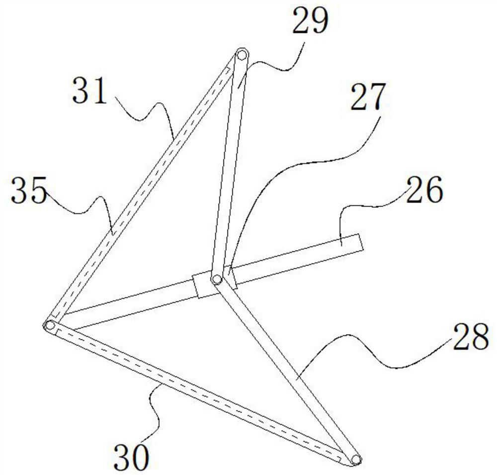 Ground anchor device with high stability for building construction