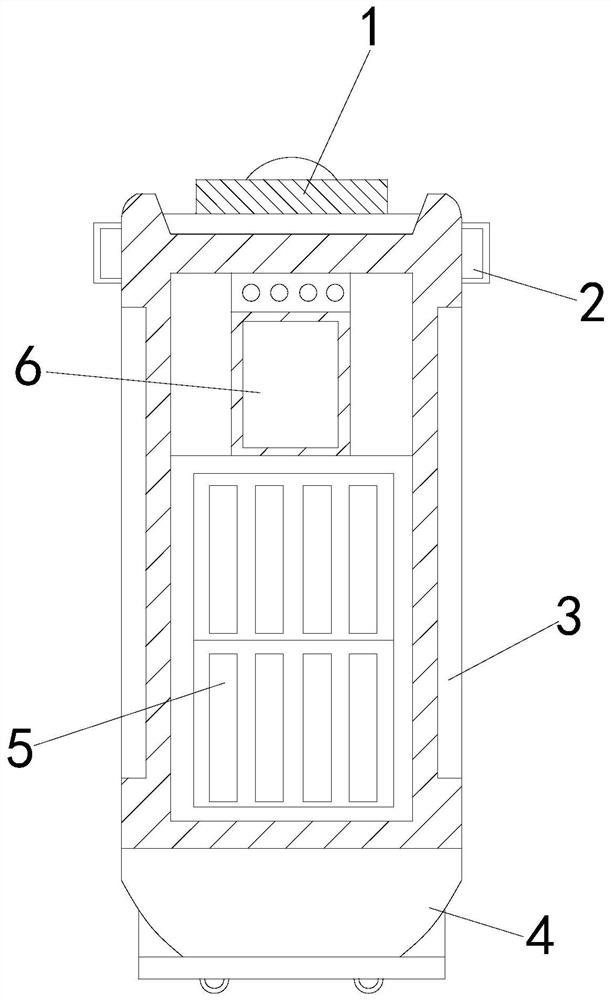 A multi-functional air purification device with axial tube type suction port to discharge mist