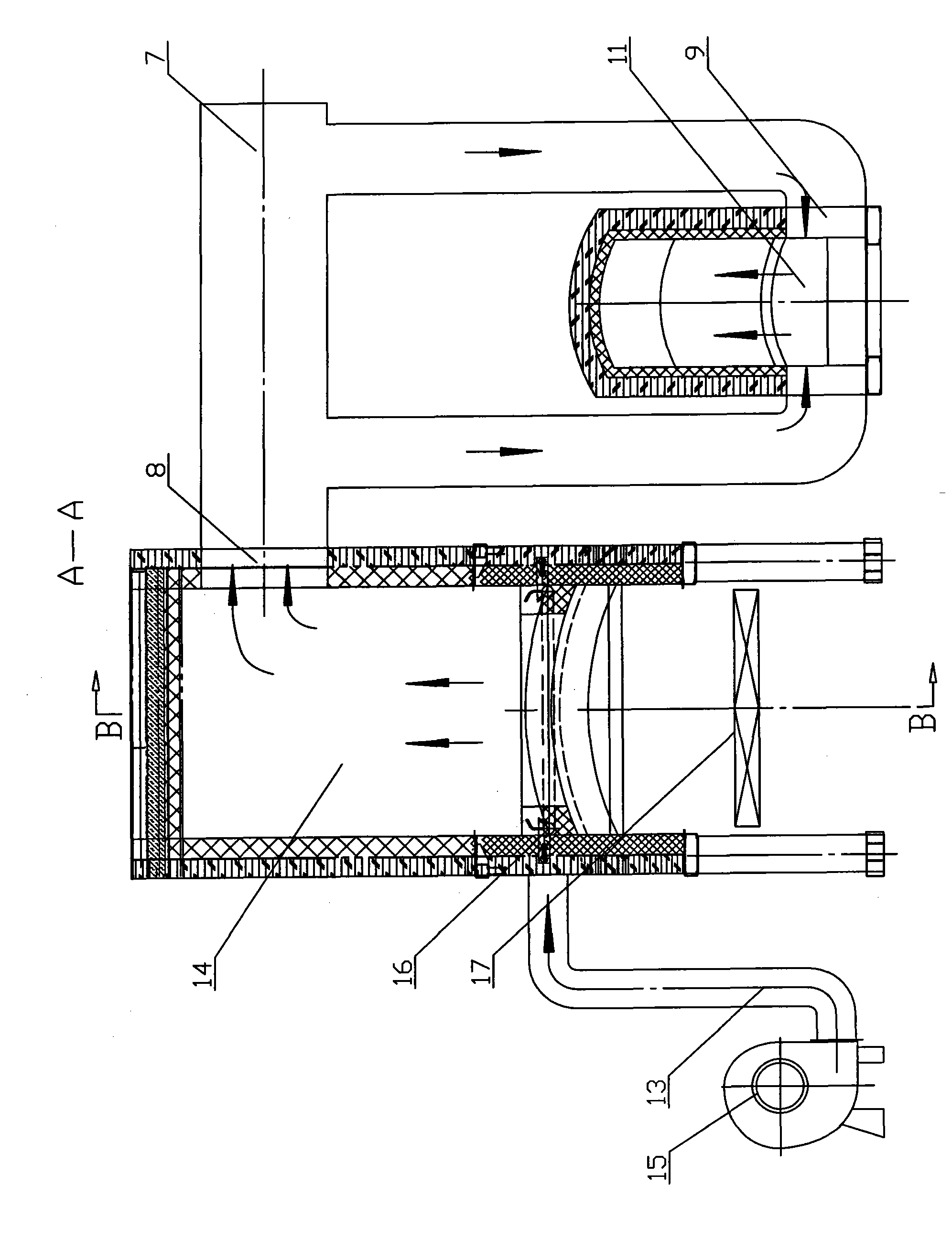 Method and device capable of inhibiting refuse incineration from generating dioxins