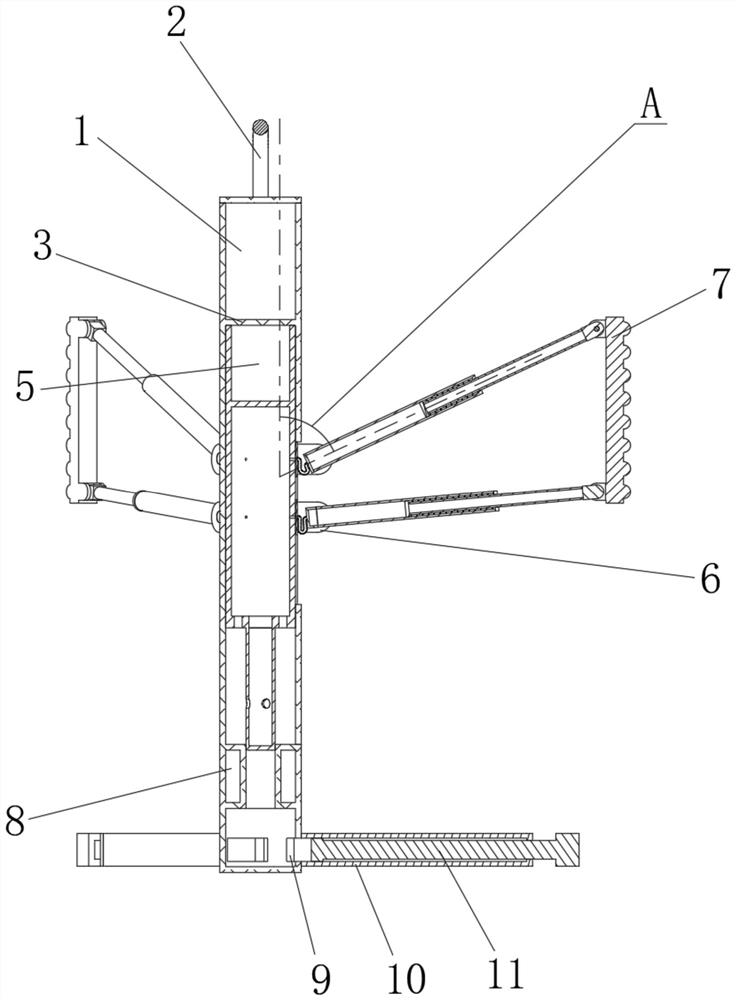 Device for hoisting steel coil on flat ground