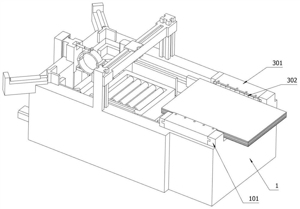 A sheet metal processing device