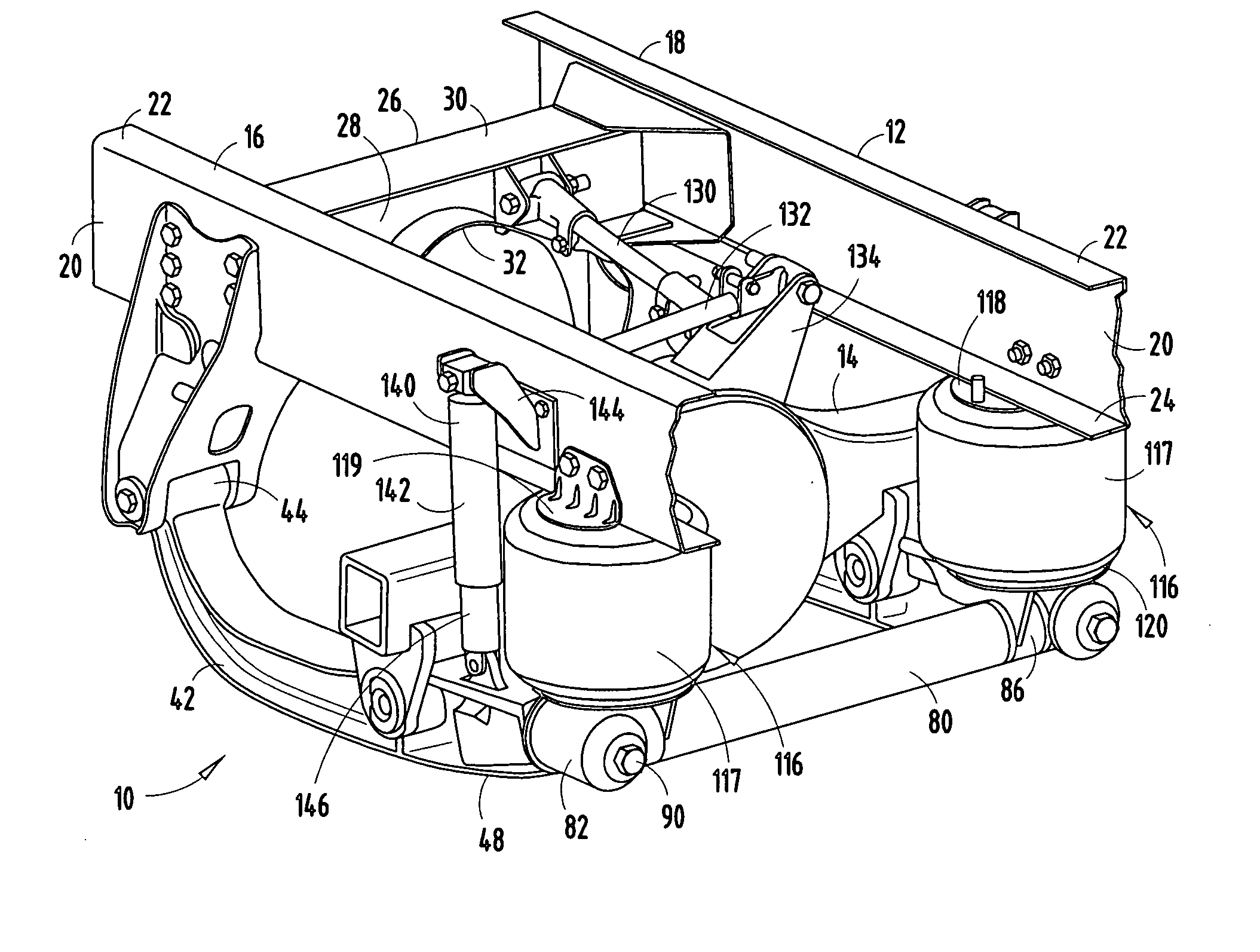 Vehicle suspension assembly