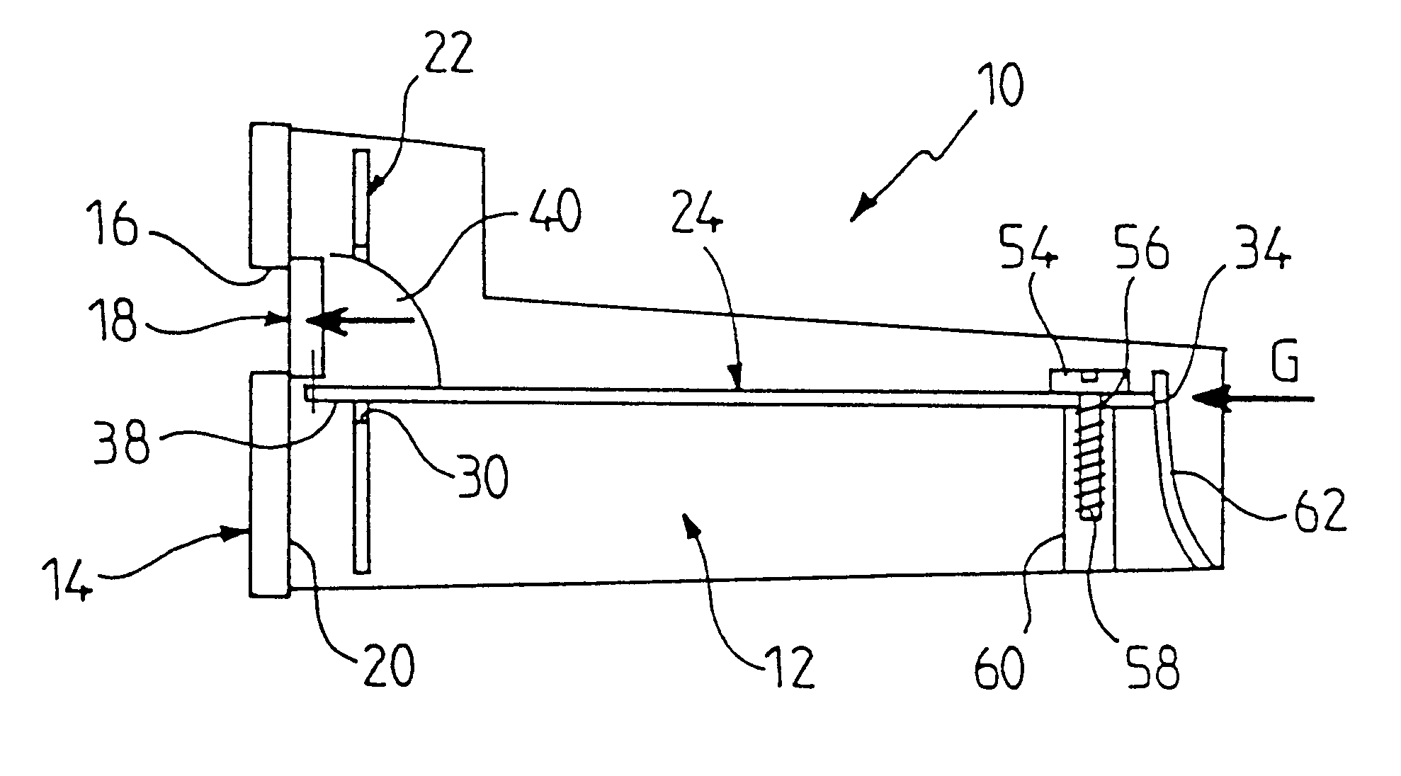 Control panel with a printed circuit, in particular for a motor vehicle