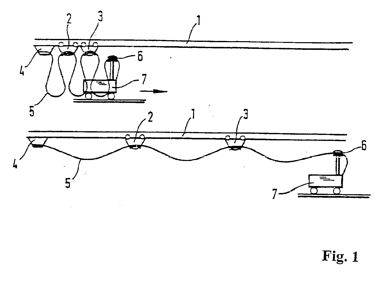 Conductor clamp for a trailing line