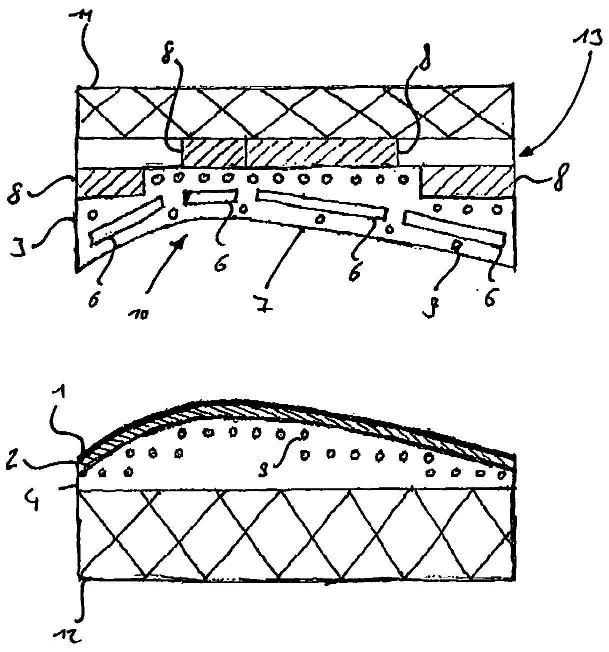 Method and device for applying a decorative layer