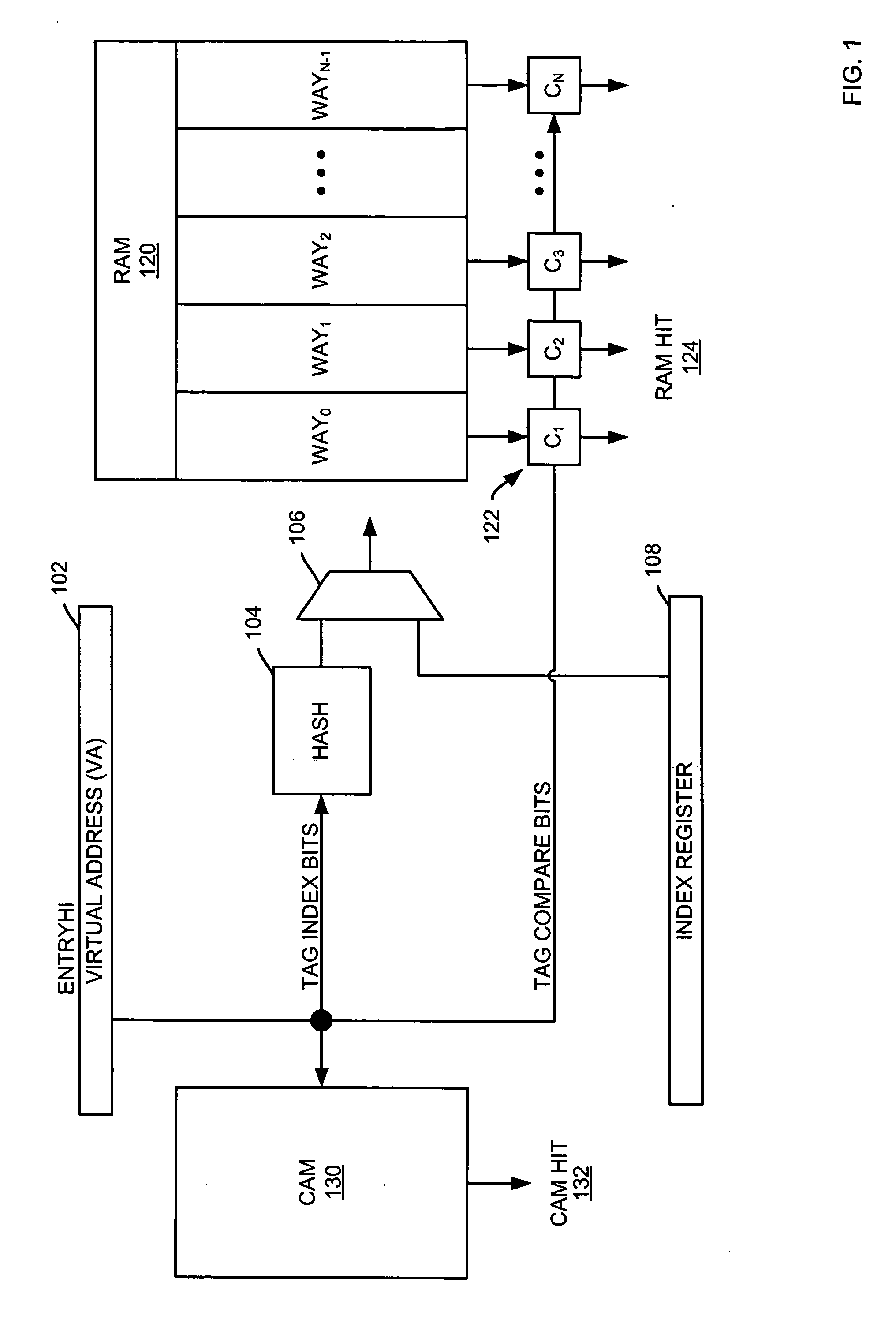 Systems and methods for utilizing an extended translation look-aside buffer having a hybrid memory structure
