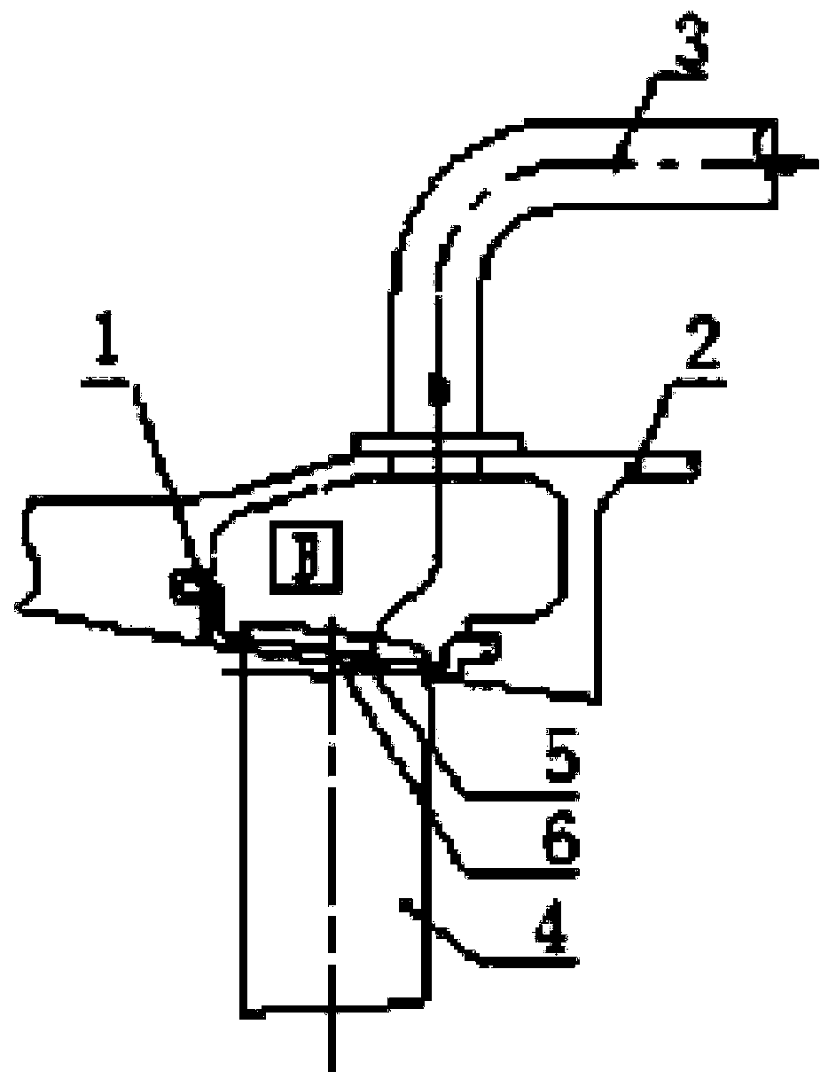 Gas guide structure and flow guide groove of gas compressor