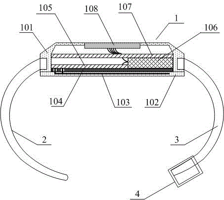 Electronic watch structure capable of realizing wireless charging