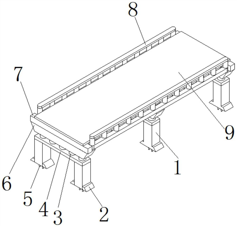 Quakeproof bridge structure and construction method thereof