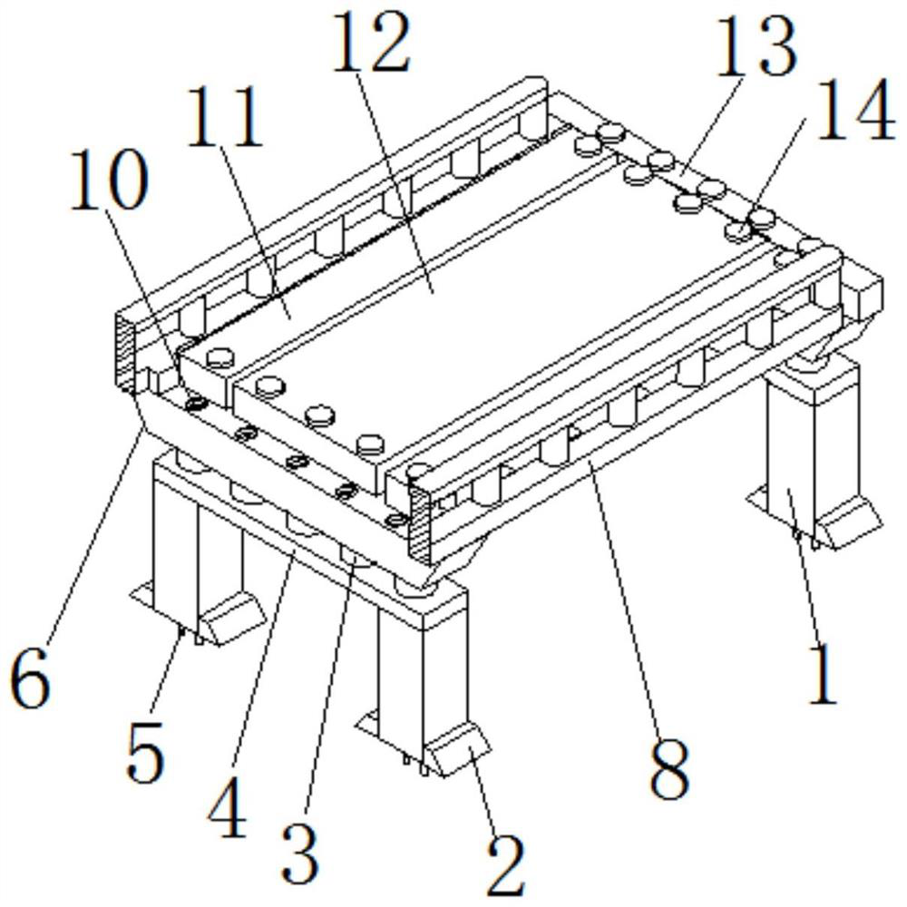 Quakeproof bridge structure and construction method thereof