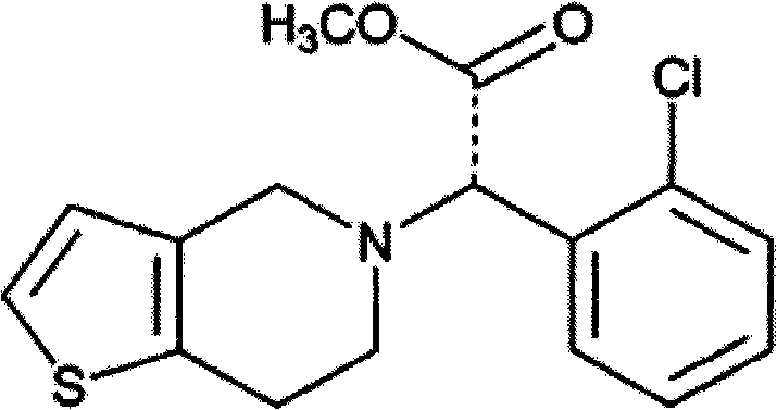 Composition containing clopidogrel bisulfate crystal particles