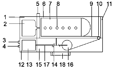 Fixed-remote-emission automatic recovery type lifesaving device