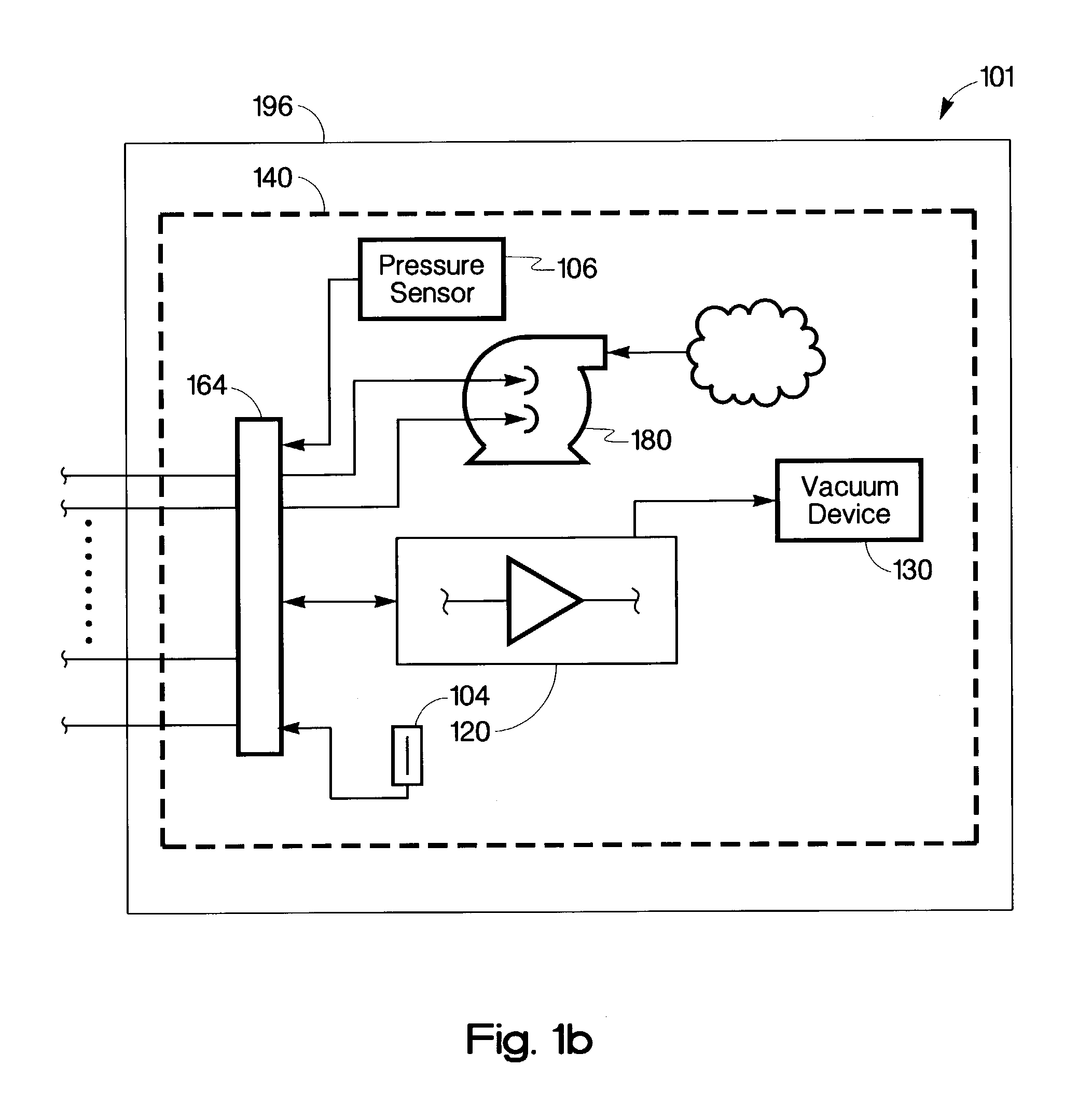 Electronic device sealed under vacuum containing a getter and method of operation