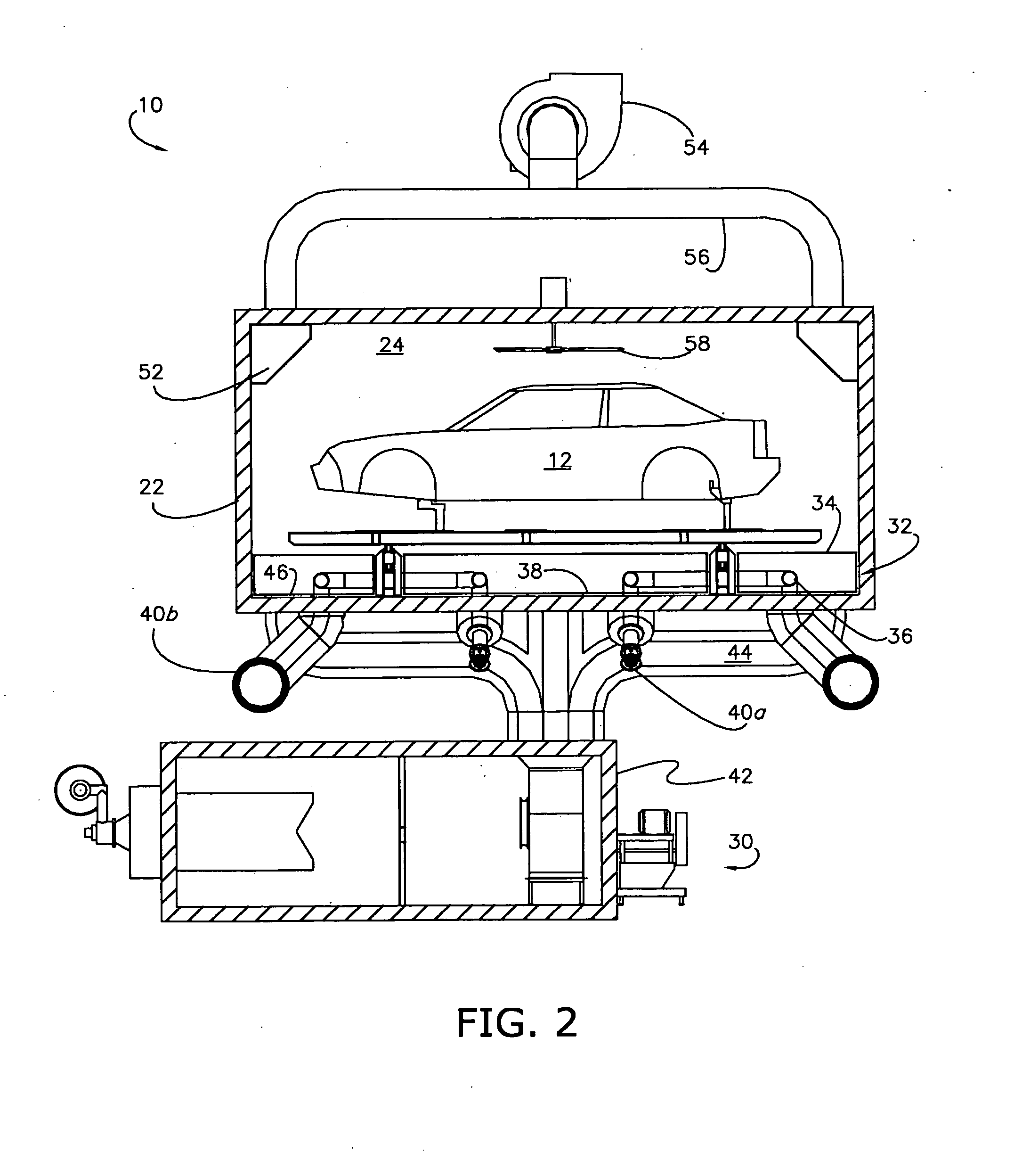Transverse oven and method of baking workpieces