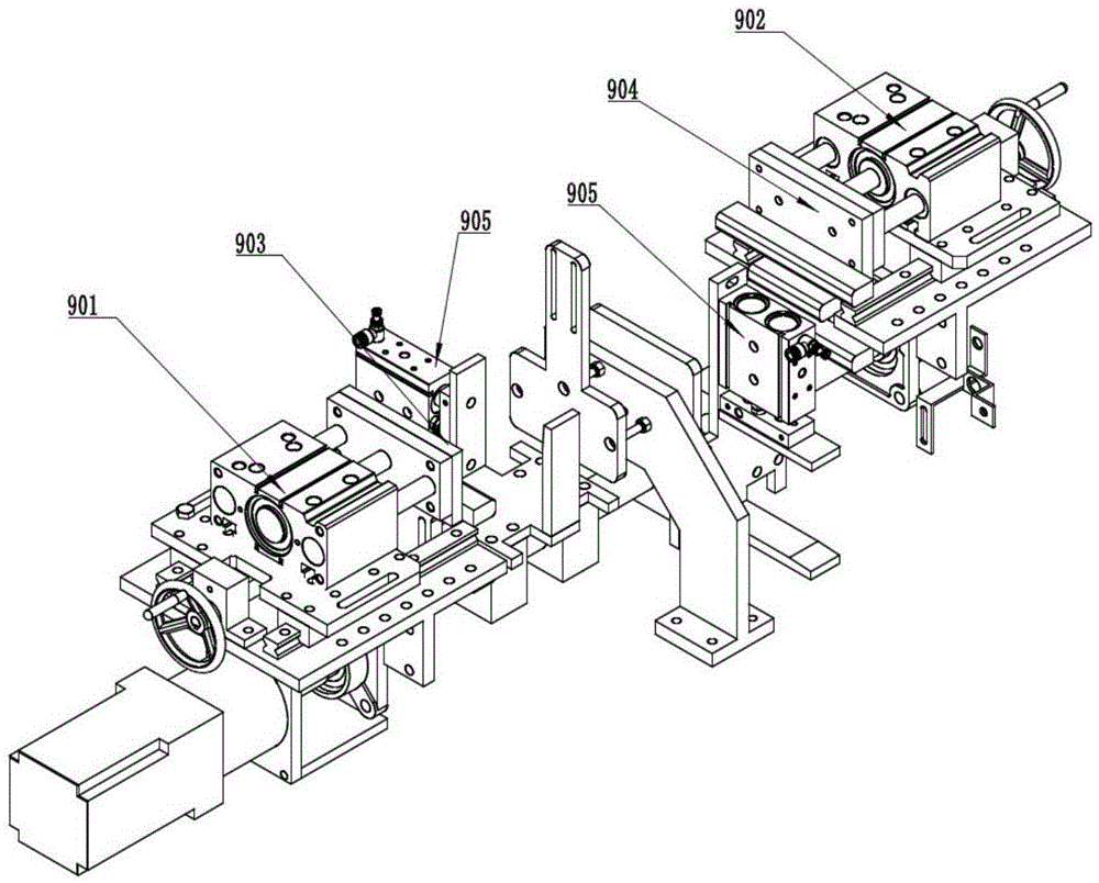 Integrated machine for treating two-sheet lead-acid battery polar plate