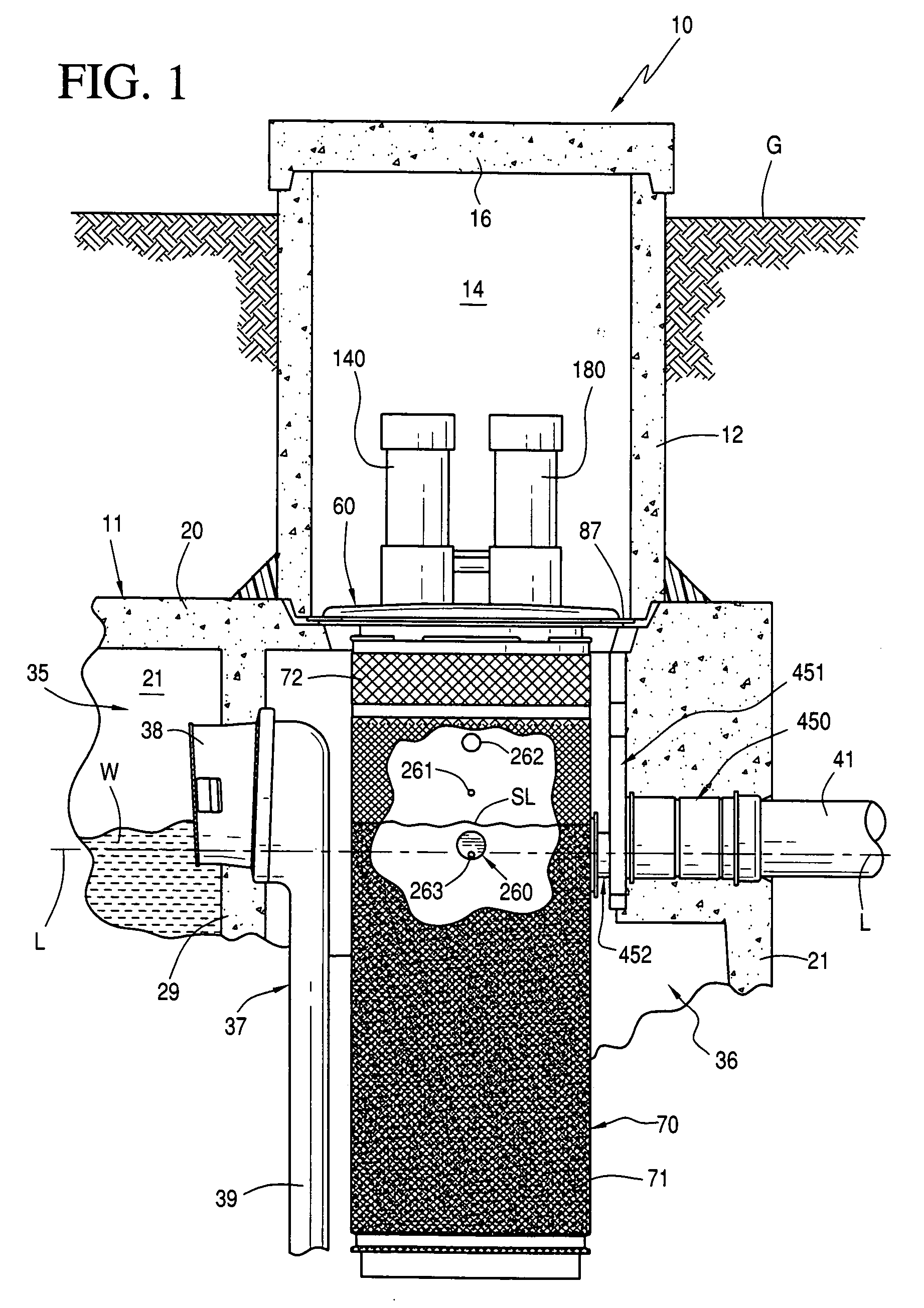 Settling and retention basin