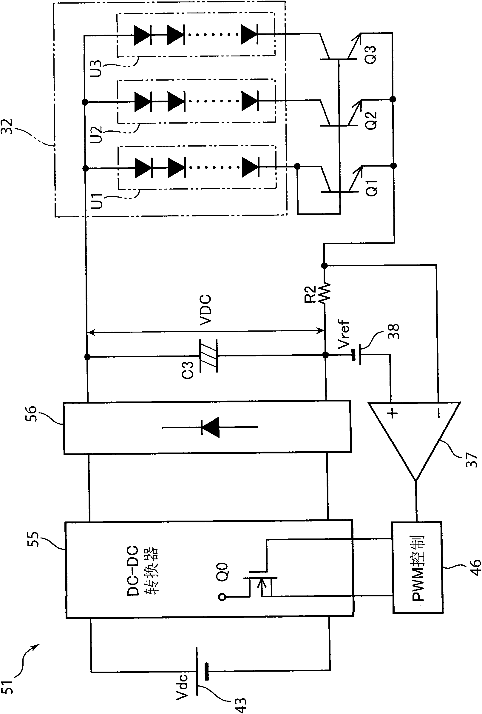 Led lighting circuit and illuminating apparatus using the same