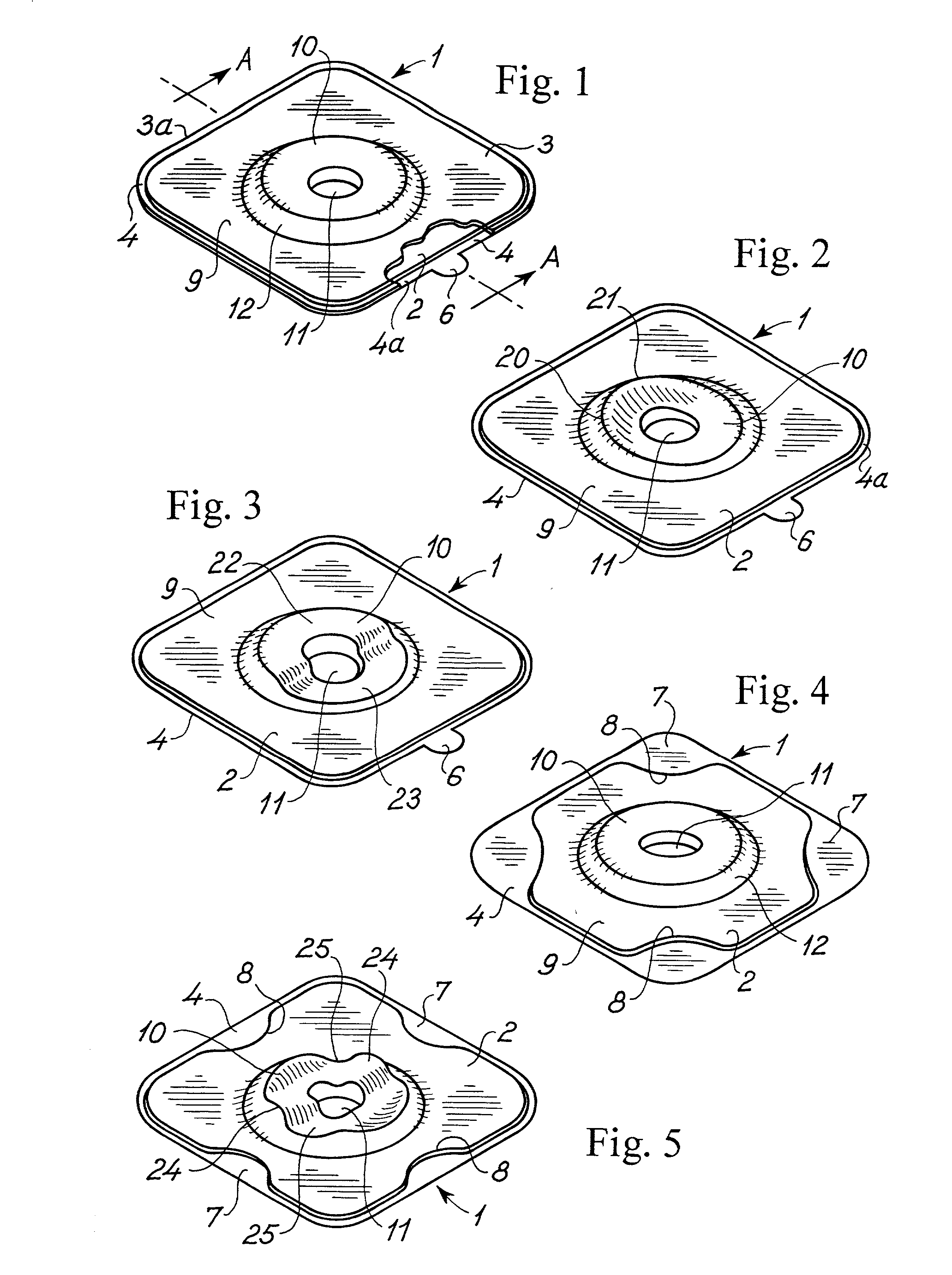 Soft convex adhesive wafer