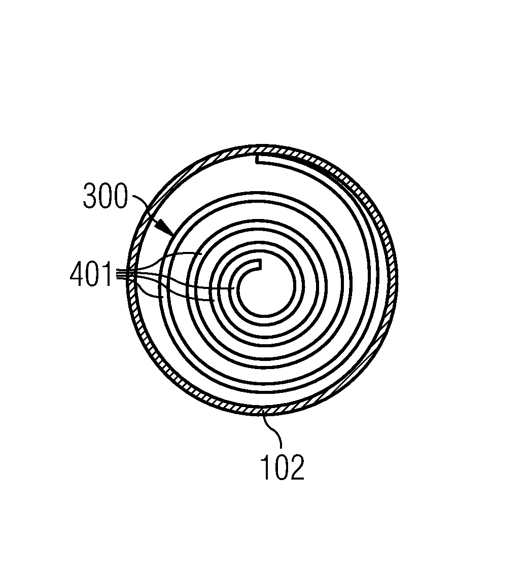 Helmholtz resonator for a gas turbine combustion chamber