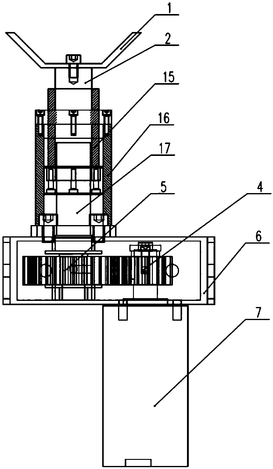 Hydraulic locking device and locking method for underwater docking shaft parts