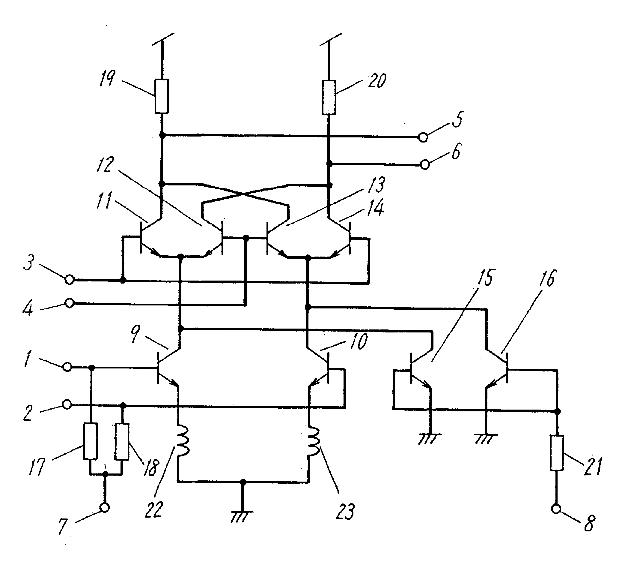 Mixer circuit and receiver circuit using the same