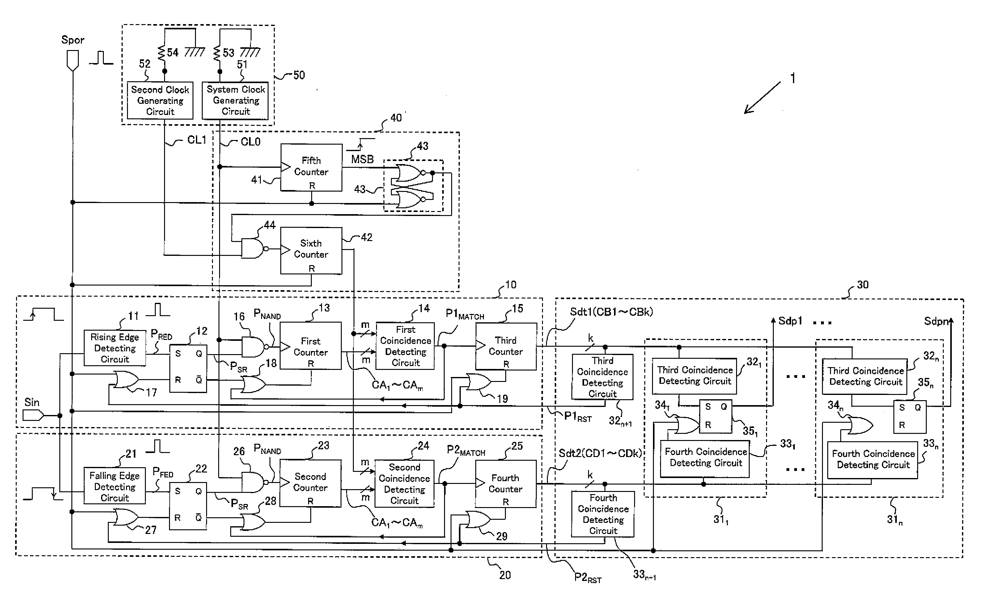 Pulse signal delay circuit and LED drive circuit