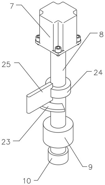 A welding device for impeller processing for fan accessories processing