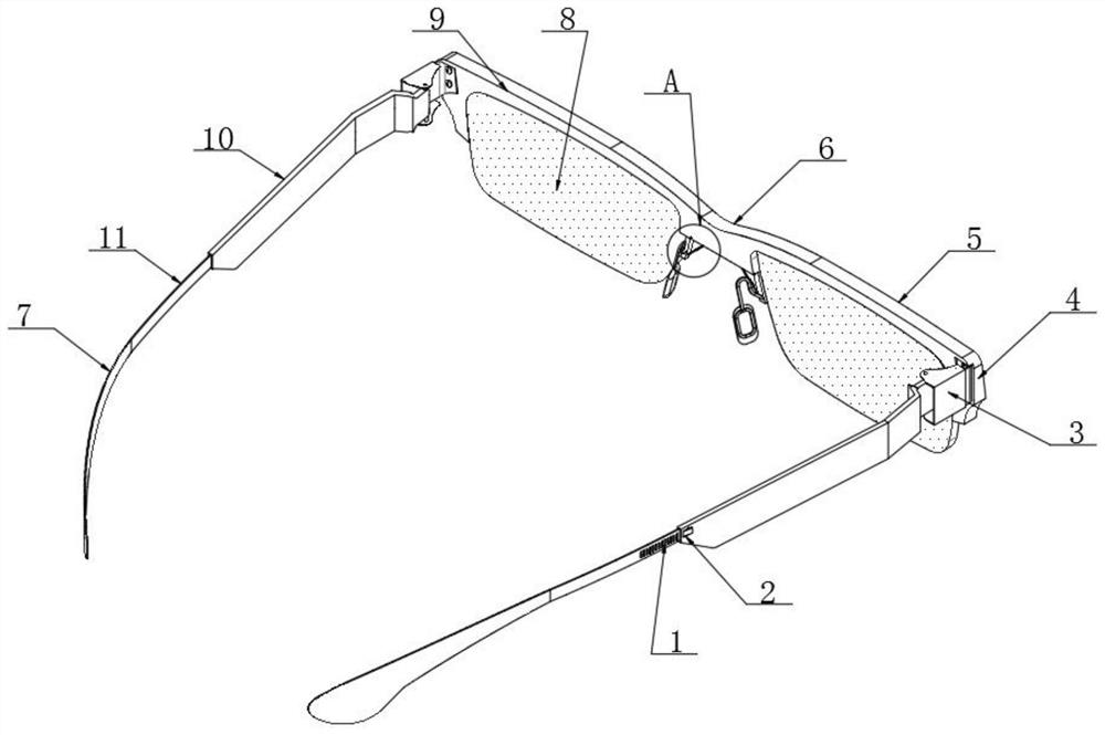 Detachable outdoor sun glasses