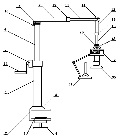 Breast puncture guiding and positioning device