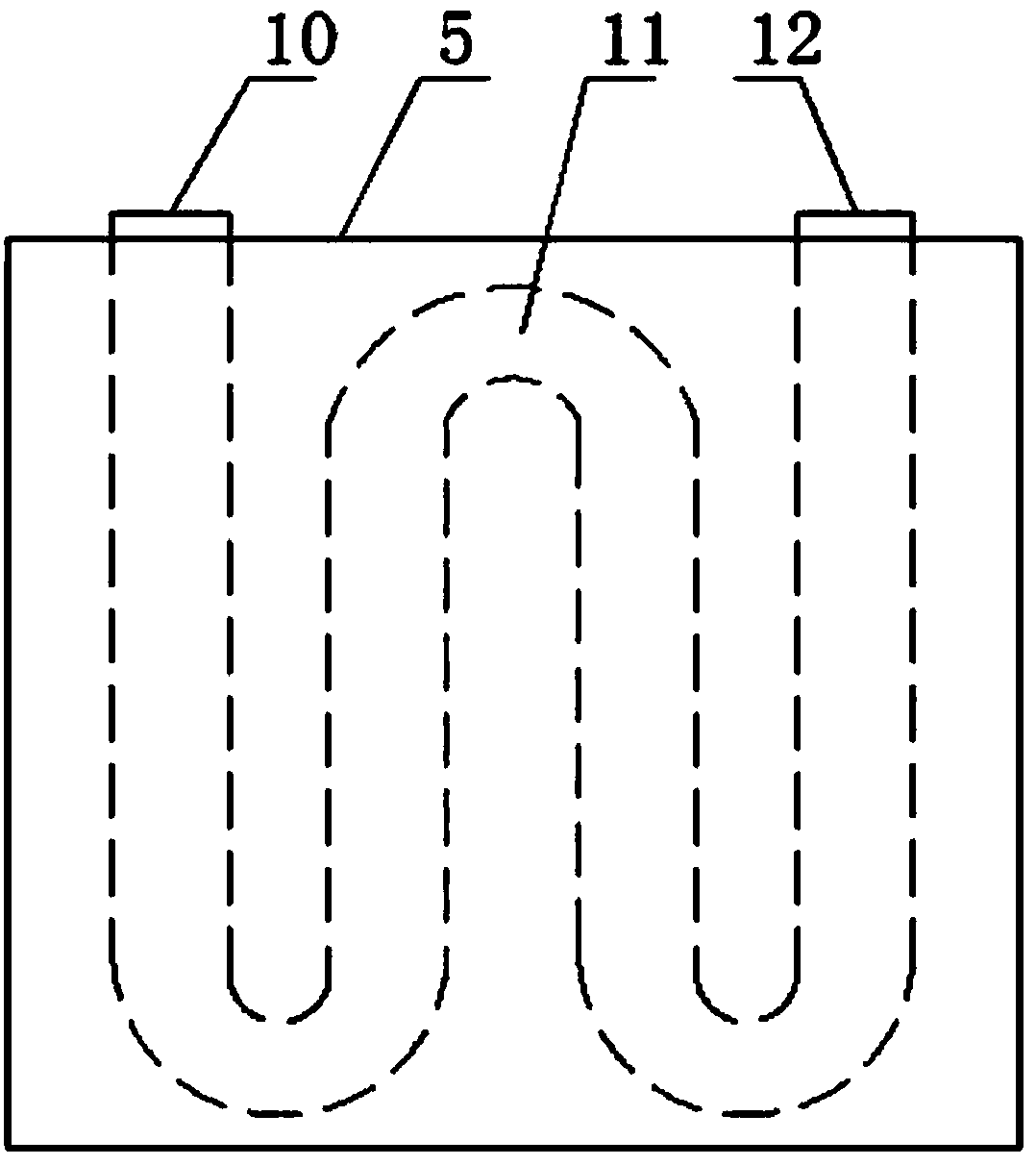 Internal-heating galvanized pot