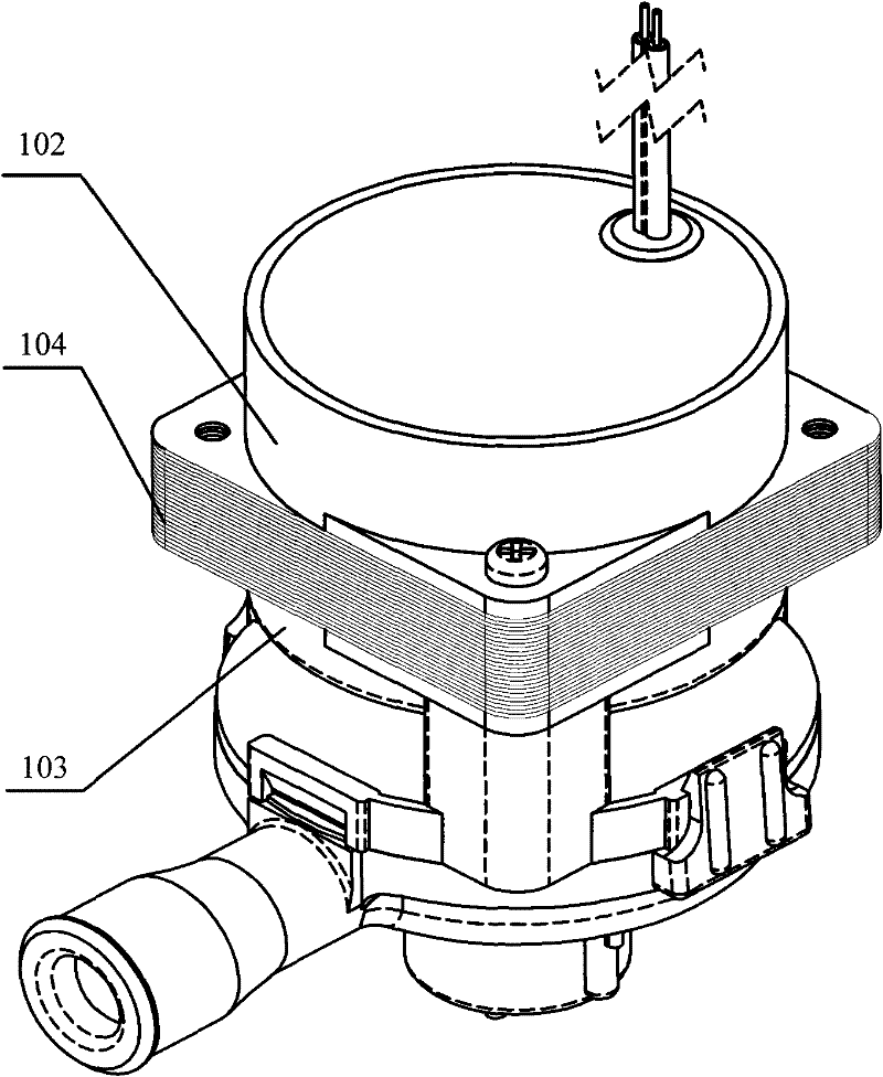 Direct-current brushless motor and drainage pump