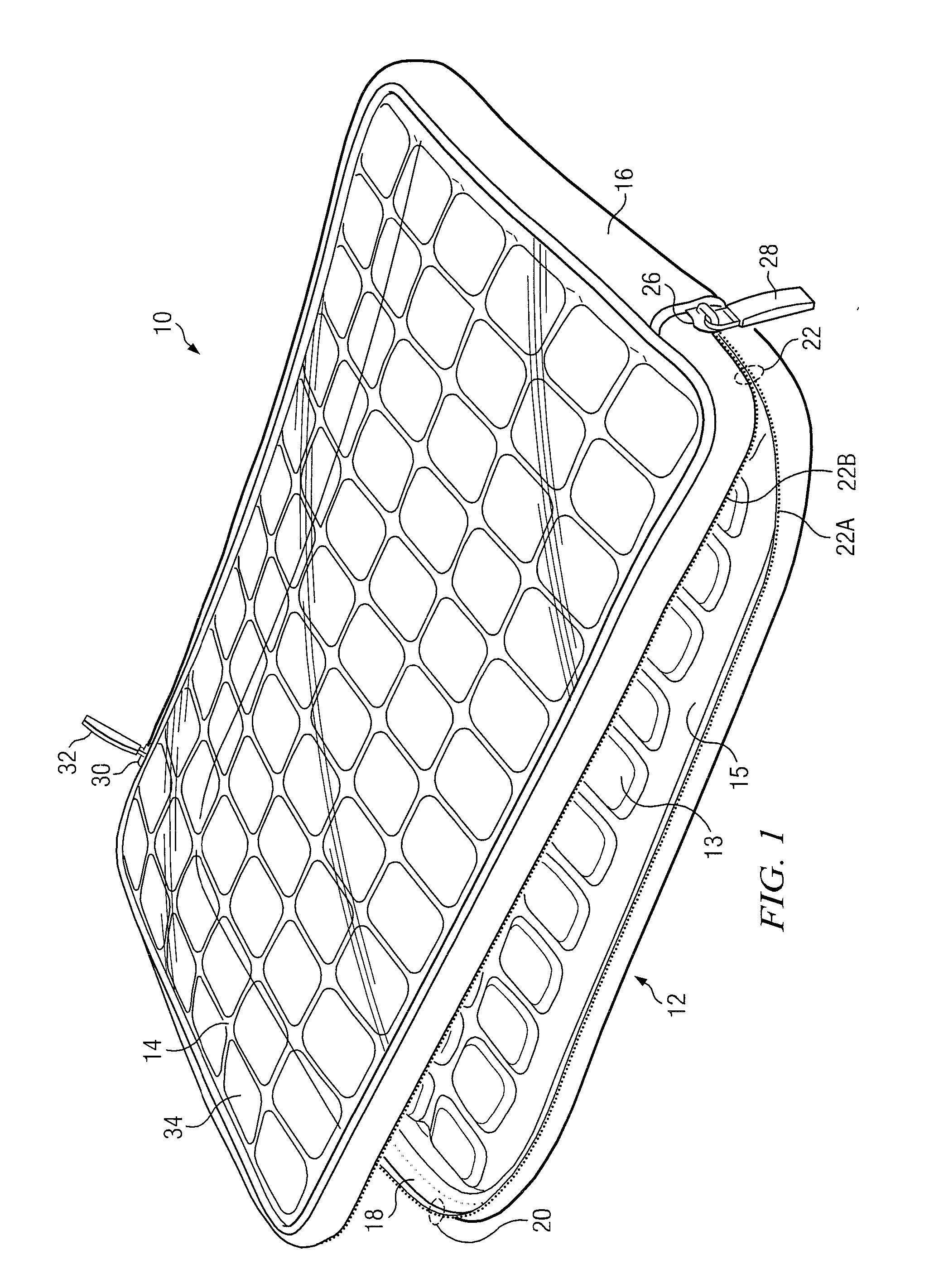 Transparent Carrying Case for Portable Electronic Devices