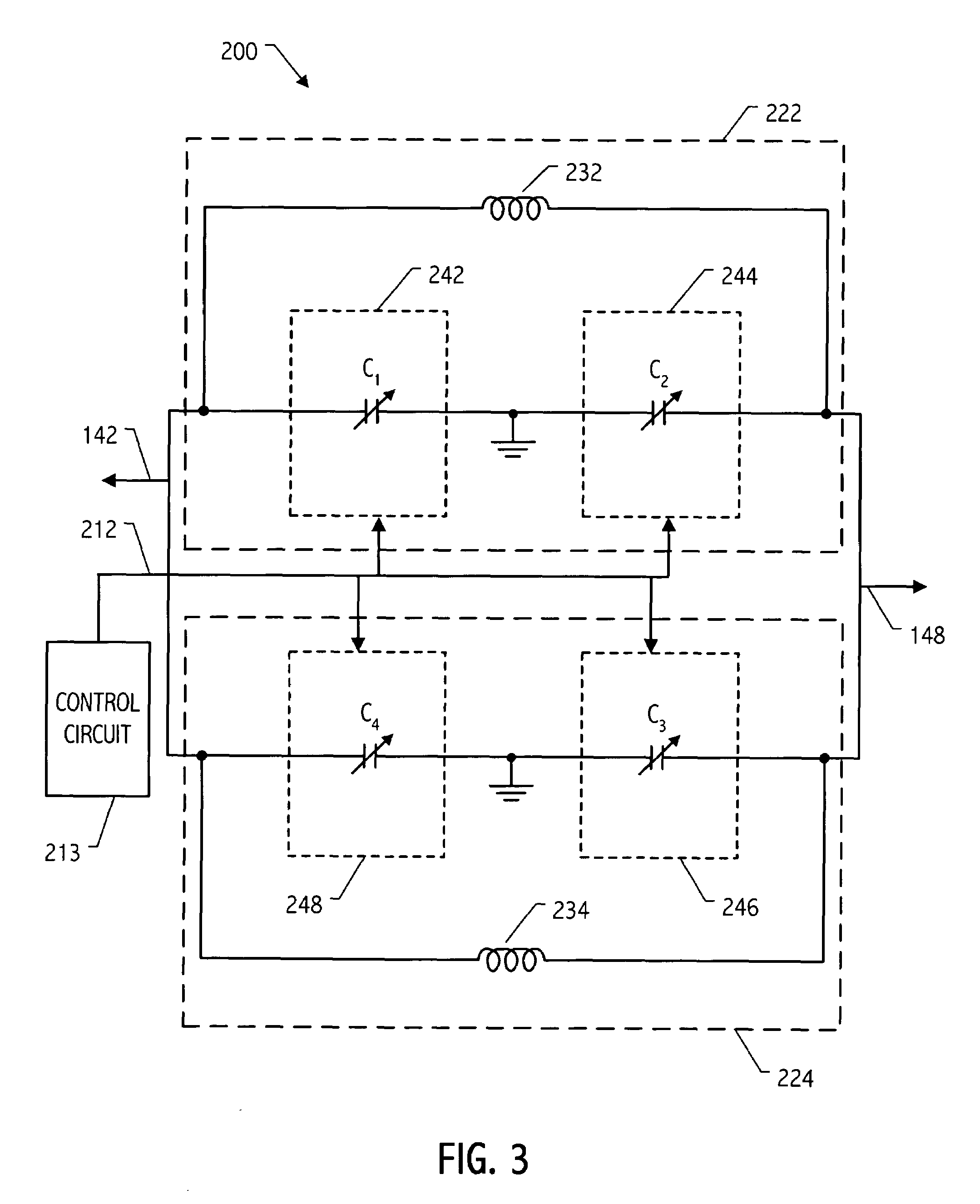 Imbalanced differential circuit control