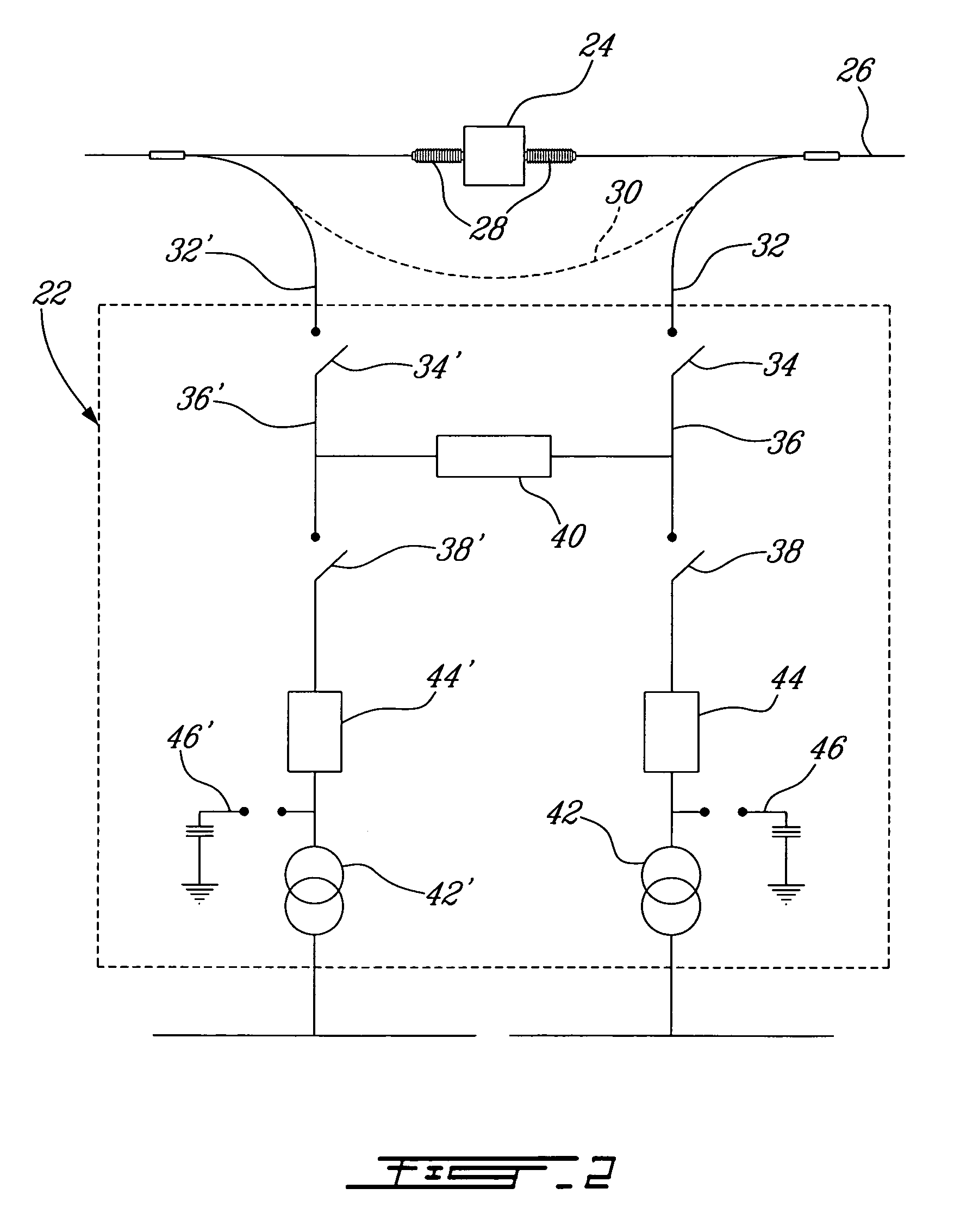 Method for tapping a high voltage transmission line and substation using the same