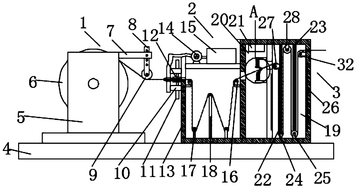 Paper impregnating device for producing glue film paper