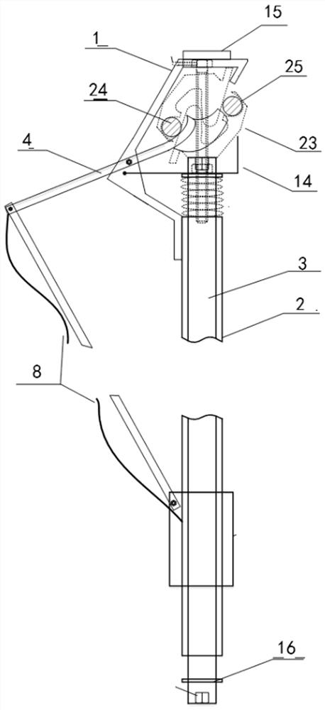 Single-person operation tool for J-shaped wire clamp