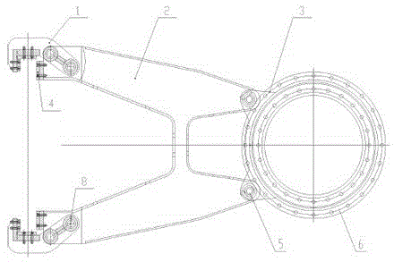 Disassembly and assembly type follow-up frame and installing technology thereof