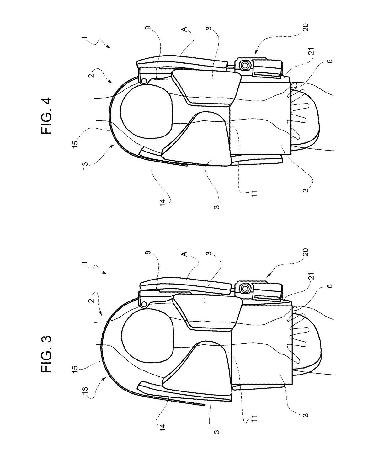 Wearable supporting structure for supporting ballistic protections and/or military equipment