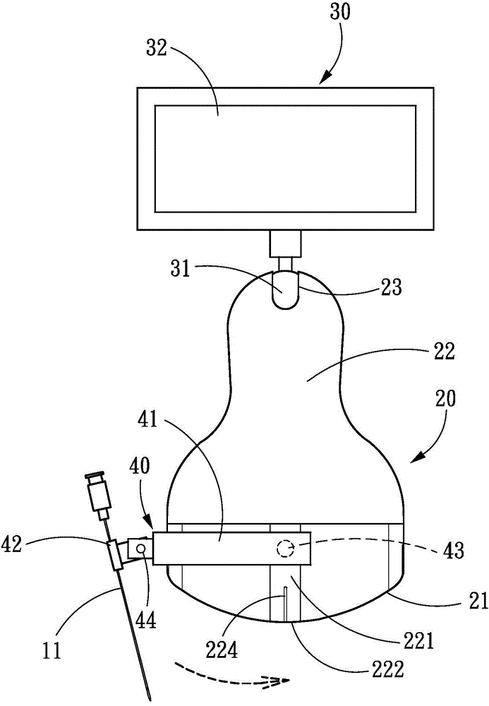 Ultrasonic puncture guide device