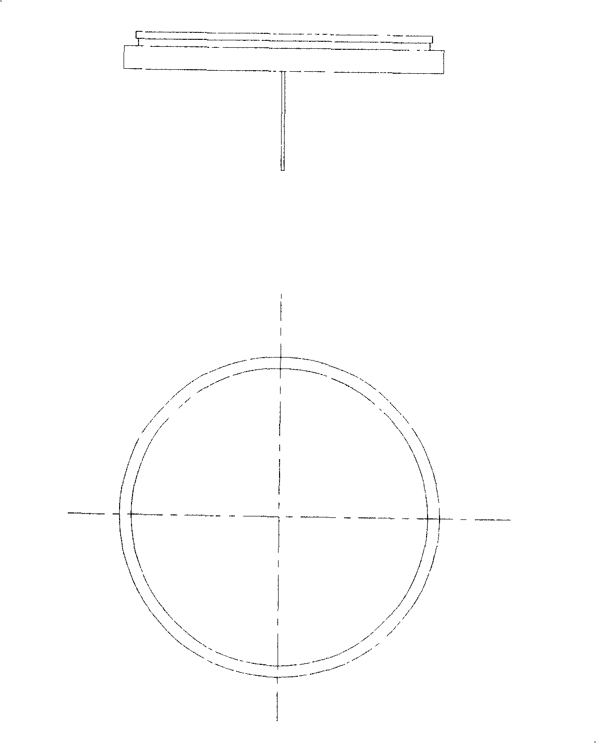 Computation method of radioactive source error of centralization