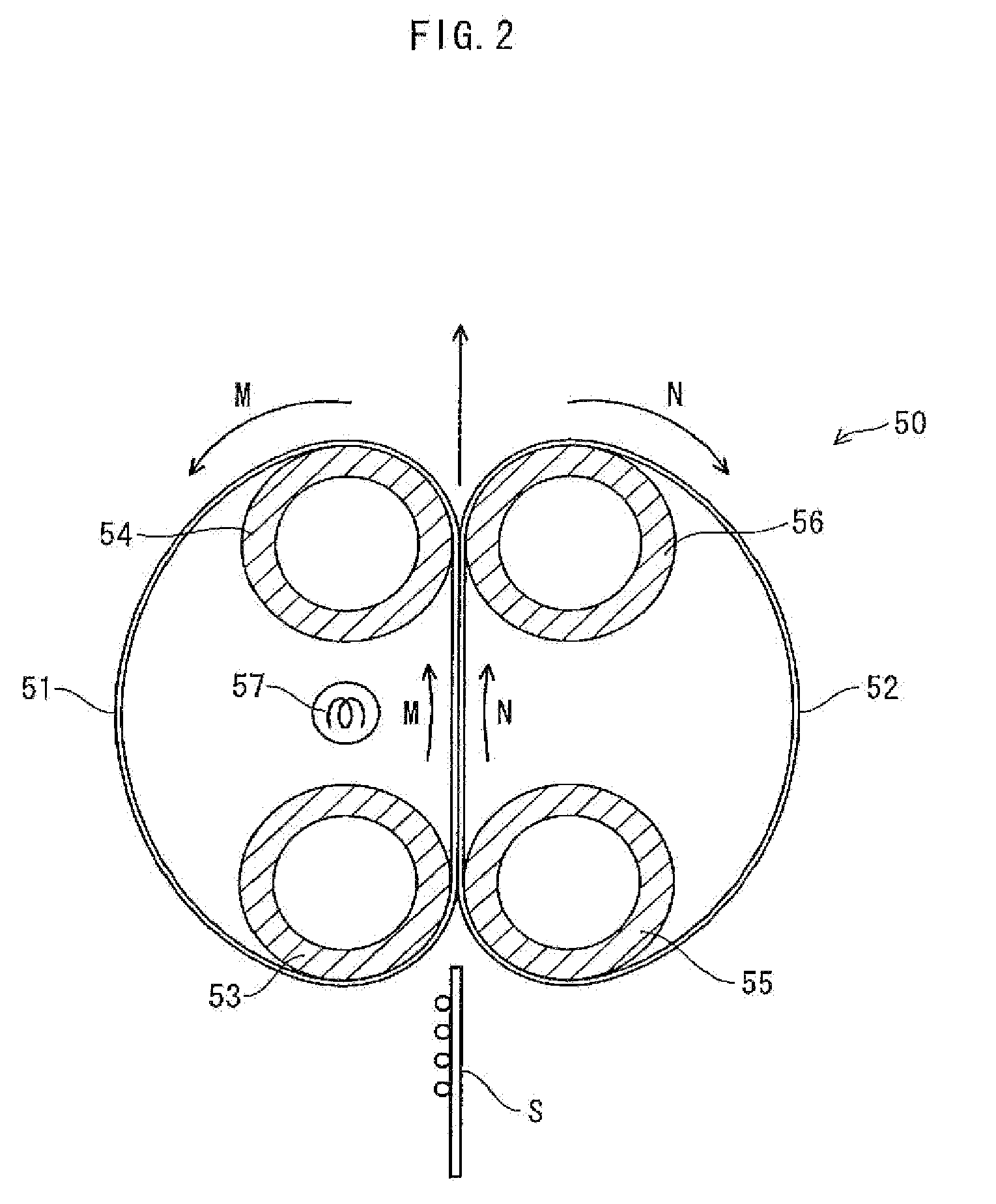 Fixing device and image forming apparatus provided with the fixing device