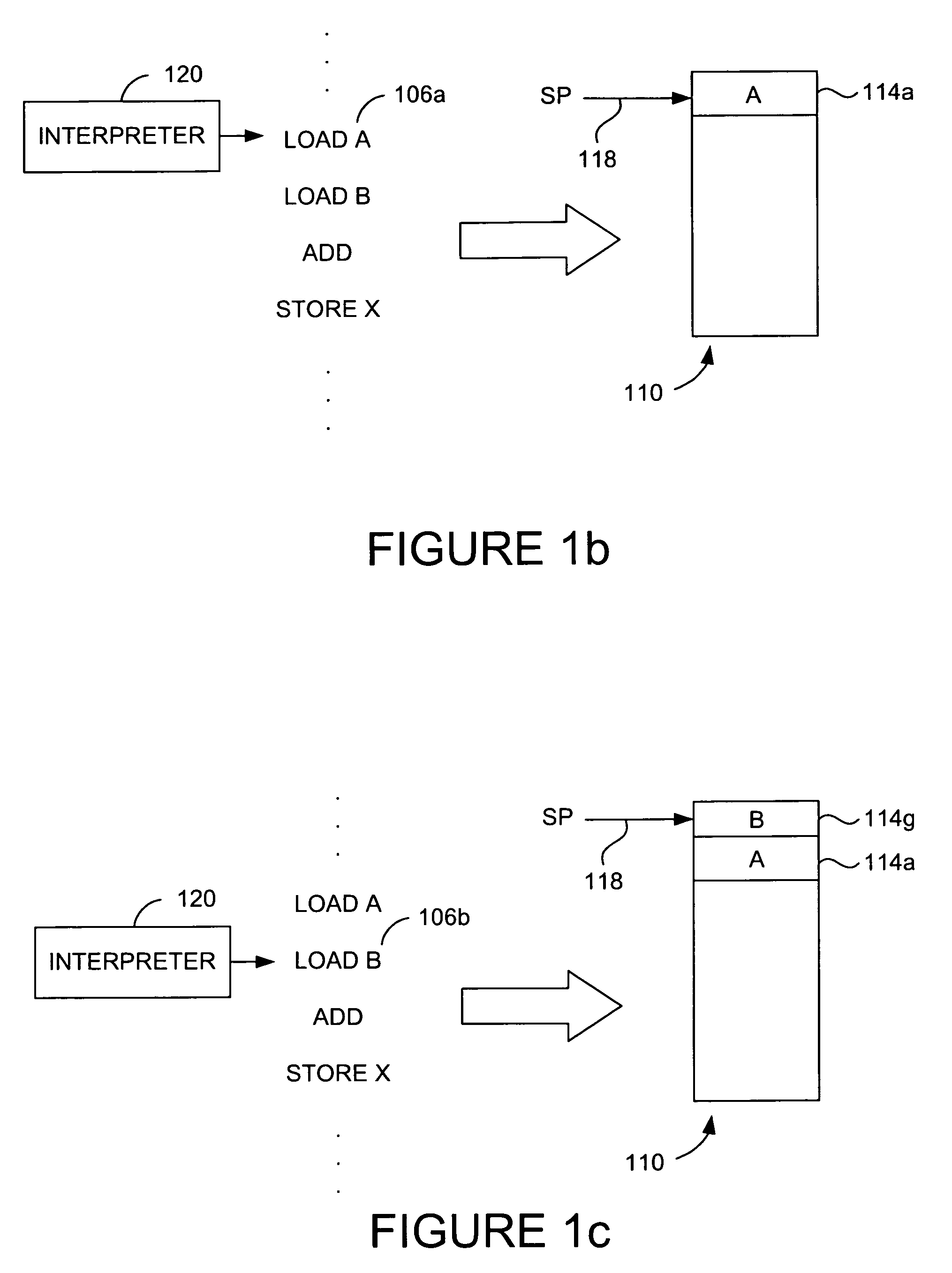 Method and apparatus for caching native code in a virtual machine interpreter