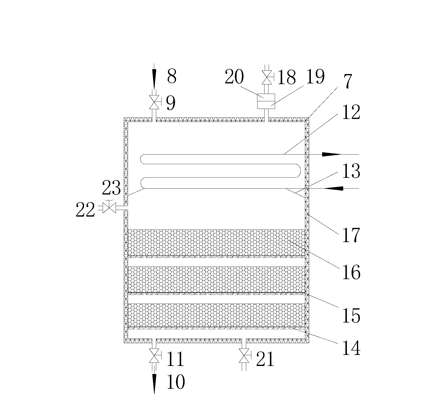 Phase-change heat transfer type intermediate temperature heat reservoir as well as manufacturing and application thereof