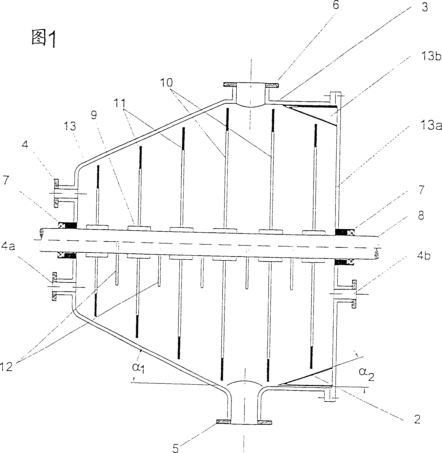 Batch polycondensation method and rotating disc reactor therefor