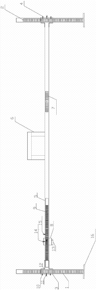 A detection ruler and method for contact rail bracket mounting surface related to rail transit